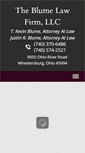 Mobile Screenshot of blumelegal.com
